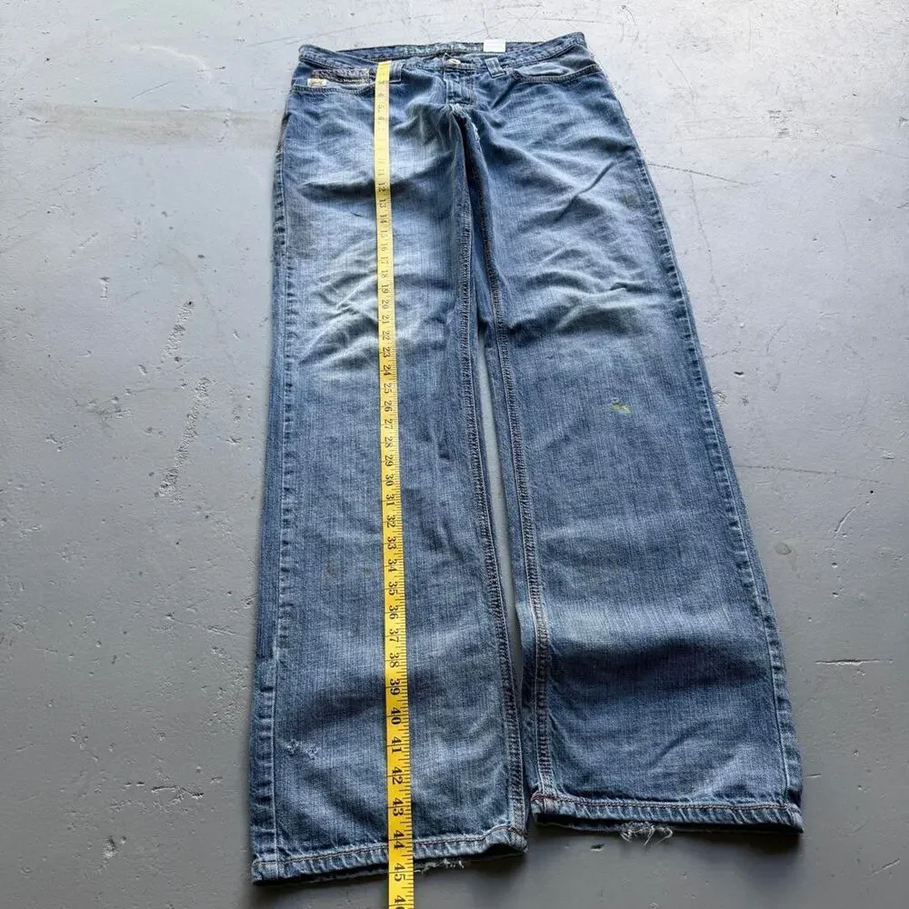 Cinch Grant Light Wash Denim Jeans 34x36 Y2K Baggy